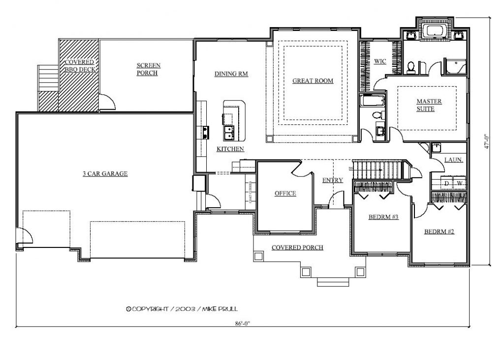 2024R20203 Prull Custom Home Designs House Plans Home Plans