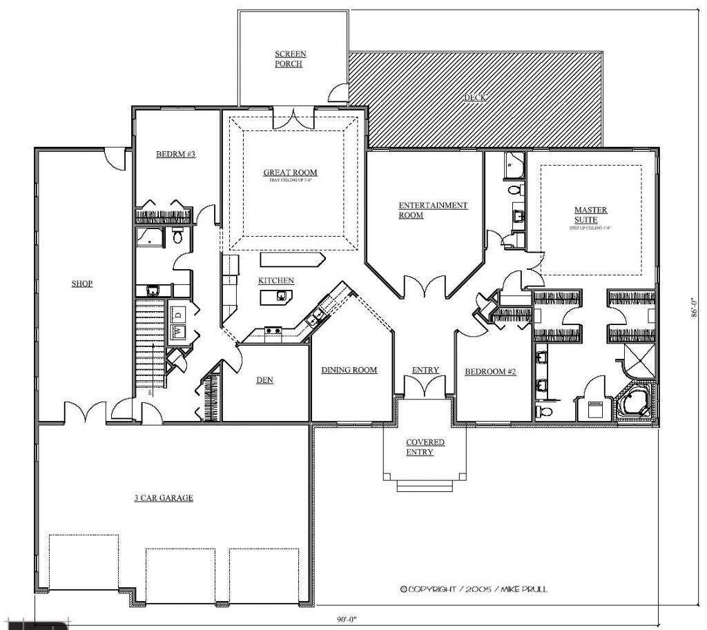 3211R-152-05 - Prull Custom Home Designs | House Plans | Home Plans ...