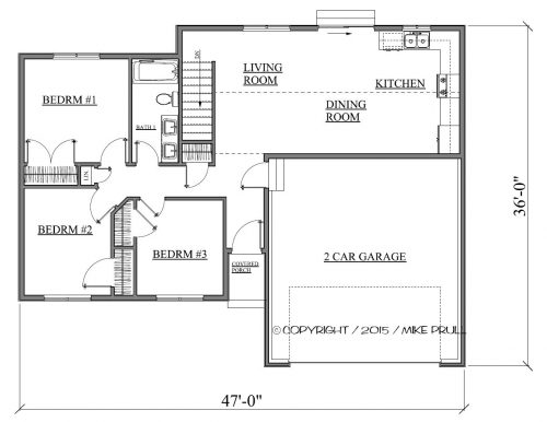 3 Bedrooms Archives Prull Custom Home Designs House Plans